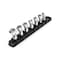 Tekton 1/4 Inch Drive 6-Point Universal Joint Socket Set with Rail, 7-Piece 1/4-9/16 in. SHD90109 - alternate 1