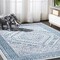 Jonathan Y Boho Cottage Medallion Blue/White 8 ft. x 10 ft. Area Rug MDP501C-8 - alternate 7