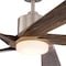 Vaxcel Wedgewood, 60 in, Satin Nickel Ceiling Fan, Walnut Blades, LED, Remote, DC Motor F0134 - alternate 6