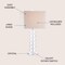 Jonathan Y June 28" Crystal LED Table Lamp, Clear JYL2054A - alternate 8