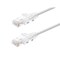 Monoprice Slim Cat6 Utp Cable, 10 ft.White 13545 - alternate 1
