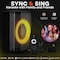 Pyle Portable Bluetooth Speaker with 8 in Inch Woofer, TWS, Mic Input, USB/SD/FM Radio, Colorful Ring PPHP868STBG - alternate 5