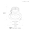 Vidalite Inspira 3 in. White Gimbal Integrated LED Canless Recessed Lighting Kit, 5CCT, 14W, 1200LM, ETL CE1009424 - alternate 8