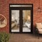 Vdomdoors Front Exterior Prehung Metal-Plastic Double Doors Frosted Glass / MANUX 8102 Matte Black / Office C MANUX8102DEXD-BLK-W72xH80+12-LH-I - alternate 3