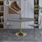 Leisuremod Round 47.24 in W, 29.34 in L, Sintered Stone/Stainless Steel, Grey VT23BG-48GRS - alternate 7