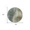 Homeroots 8' Sage Beige And Brown Round Abstract Washable Indoor Outdoor Area Rug 587322 - alternate 6