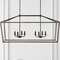 Jonathan Y Oria 46" 8-Light Iron Farmhouse Industrial Lantern LED Pendant, Oil Rubbed Bronze/Faux Wood JYL1324A - alternate 13