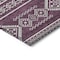 Homeroots 5' X 8' Eggplant And Ivory Southwestern Washable Indoor Outdoor Area Rug 593667 - alternate 7