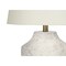 Homeroots 20" Cream Concrete Urn Table Lamp With Cream Empire Shade 545868 - alternate 7
