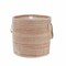 Homeroots 19" Pink Fabric Basket 704887 - alternate 1
