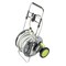 Kings County Tools Garden Hose Reel Cart w/ 100 ft 5/8in Water Hose & Nozzle Italian Made Portable Metal Holder GW68C02-07 - alternate 1