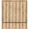 Sartodoors Sliding Closet Double Bi-fold Doors, Planum 0012 Oak and Aluminum Strips, Sturdy Tracks Moldings Tr PLANUM0012DBF-DUB-72 x 80 (4* 18x80) - alternate 1