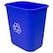 Storex 7 Gallon Recycle Basket, Blue 00714U06C - alternate 5