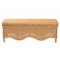 Bali & Pari Erla Bohemian Light Honey Rattan Accent Bench with Scallop border 247-13763-ZORO - alternate 6