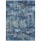 Homeroots 3' X 5' Navy Blue And Denim Blue Striped Washable Indoor Outdoor Area Rug 609558 - alternate 7