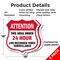 Signmission 24 Hour Surveillance Shield Sign Attenti, 18 inch X 18 inch, Plastic Sign, 2PK SHI-P-2PACK-18-351 - alternate 6
