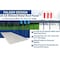 Falken Design Polyester White Ribbed Metal Roof Panel 38in x 96in x 26 GA - Durable - Set of 5, 5PK Rib-Metal-RP-Polyester White-26 GA-3896(5x) - alternate 6