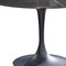 Homeroots 47" Black Rounded Ceramic And Metal Pedestal Base Dining Table 488516 - alternate 4