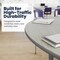 Flash Furniture Commercial Adjustable Height Kidney Activity Table-Standard Legs in LTGY XU-A4872-KIDNY-LTGRY-T-A-GG - alternate 8