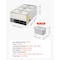 Vevor Commercial Food Warmer Buffet Bain Marie 1200W Steam Table with Three Pans M-112 - alternate 6