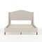 Martha Stewart Amelia Full Upholstered Platform Bed w/Curved Headboard and Cushioned Siderails, Wood Slat, Beige TW-3WDB02B-F-BG-MS - alternate 9