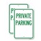Signmission Private Parking, 18'' X 24'' 2 Signs, Heavy Gauge Aluminum, 2PK A-1824-2PACK-23258 - alternate 1
