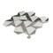 Apollo Tile Mirari 9x11 in. Gray, Silver Glossy Glass 3D Trapezoid Mosaic Wall Tile (3.28 sq ft/case) 5PK APLMNC8803BLA - alternate 5