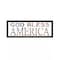 Homeroots God Bless America 6 Black Framed Print Wall Art 407590 - alternate 1
