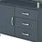 Homeroots 32" Graphite Wood Three Drawers Filing Cabinet 723073 - alternate 7