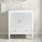 James Martin Vanities Myrrin 30" Single Vanity, Bright White w/ 3 CM White Zeus Silestone Top 485-V30-BW-3WZ - alternate 8