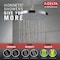 Delta Universal Showering Components: H2Okinetic Single Setting Shower Head With Ultrasoak 52160-PR - alternate 6