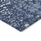Homeroots 9' X 12' Denim Blue And Ivory Abstract Washable Indoor Outdoor Area Rug 612933 - alternate 7