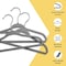 Lifemaster Gray Velvet Kids Hangers 30 Pack, 10.83" Non-Slip, Slim ABS, Swivel Hook & Notches LMVVBH30GY - alternate 7