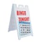 Signmission Bingo Tonight, A-Frame & 2 Decals Installed, Heavy-Duty Plastic Frame SBHD-D-2436-Bingo Tonight - alternate 1