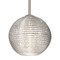 Besa Lighting Kristall 8 Cord Pendant, Glitter, Satin Nickel Finish, 1x9W LED 1TT-4616GL-LED-SN - alternate 1
