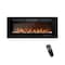 Edendirect 30 in. 750/1500W Wall Mount Electric Fireplace in Black, LED with 12-Colors, Timer ZR-EF30R - alternate 1