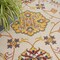 Homeroots 4' X 6' Ivory And Gold Floral Indoor Outdoor Area Rug 572549 - alternate 7