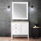 James Martin Vanities Addison 36" Single Vanity, Glossy White, w/ 3 CM Tajnar Eclos Top E444-V36-GW-3TJR - alternate 2