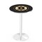 Holland Bar Stool Co 36" Chrome Boston Bruins Pub Table, 36" dia. Top L214C3636BosBru - alternate 1