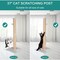 Yssoa FluffyDream 37in Cat Scratching Post, Natural Sisal Rope Scratcher with Dangling Teaser Ball and Co PTTREESCRACH37G01 - alternate 6