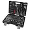 Performance Tool 134 pc. Mechanic's Tool Set, Ratchets, SAE/Metric Sockets, Storage Case W30501 - alternate 1