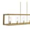 Jonathan Y Anna 38.5" Linear 5-light Metal/Glass LED Pendant, Brass Gold JYL7414C - alternate 12