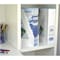 Acrimet Magazine File Holder Vertical Rack, Durable Plastic Desk Organizer, White, 2PK 277.7 - alternate 9