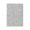 Homeroots 5' X 8' Silver And Ivory Geometric Washable Indoor Outdoor Area Rug 599311 - alternate 7