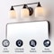 Jonathan Y Lydia 24" 3-Light Farmhouse Cottage Metal LED Vanity Light w/ Frosted Glass Shades, Oil Rubbed Bronze JYL7551C - alternate 8
