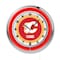 Holland Bar Stool Co Calgary Flames Double Neon 19" Clock, NHL Clk19CalFla - alternate 1