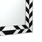Homeroots 47" Silver And Black Mosaic Glass Framed Accent Mirror 543505 - alternate 6
