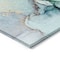 Homeroots 10' X 14' Teal Abstract Washable Non Skid Indoor Outdoor Area Rug 559720 - alternate 2
