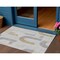 Homeroots 8' X 10' Silver And Gold Geometric Washable Indoor Outdoor Area Rug 618121 - alternate 1