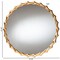 Baxton Studio Everette Antique Goldleaf Bamboo-Border Accent Wall Mirror 254-14096-ZORO - alternate 4